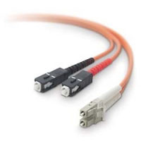 Belkin Fiber Optic Cable; Multimode LC/SC Duplex MMF, 50/125 (F2F402L7-15M) Belkin Fiber Optic Cable; Multimode LC/SC Duplex MMF, 50/125 (F2F402L7-15M)